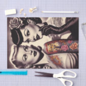  Glam Tattoo Pinups Tissuepapier (Craft)