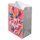 Glam Tooth Medium Cadeauzakje (Achterkant Gekanteld)