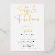 Glam Vijftig Fabulous Script Real
