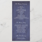 Glam Vintage Gold Confetti Marine Programmes de ma (Dos)