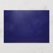 Glam White Fairy Lights Blauw DETAILS Kaart (Achterkant)