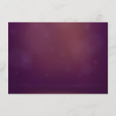 Glam White Fairy Lights Pink Purple DETAILS Carte (Dos)