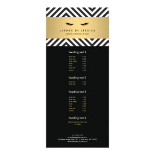 Glam Wimpers met Bold Pattern Rack Kaart