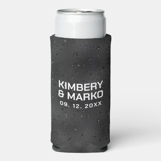 Glam zwarte textuur met enkels (Seltzer Voorkant)