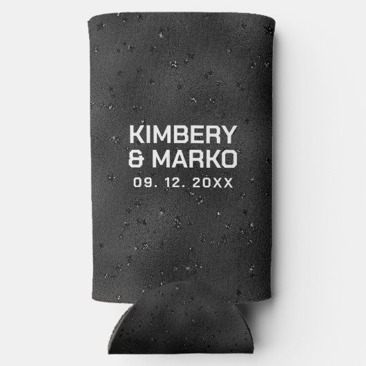 Glam zwarte textuur met enkels (Achterkant)