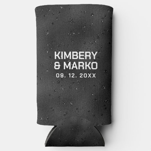 Glam zwarte textuur met enkels (Voorkant)