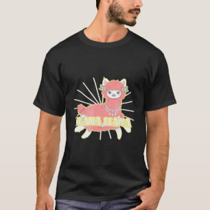 Glama Lama Schattige Glamoureuze Lama Liefhebber T-shirt