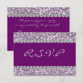 GLAMEUR ET BLÉ DE CARTE RSVP (Devant / Derrière)