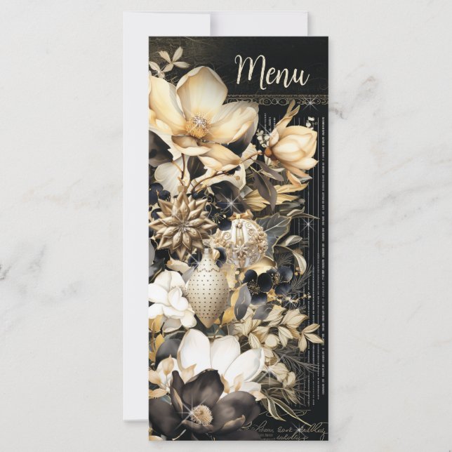 Glamimour Holiday Party Menu (Voorkant)