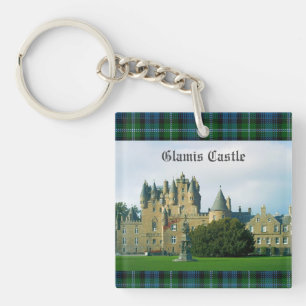 Glamis Castle Angus Scotland Schilderachtig Sleutelhanger