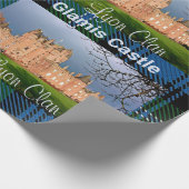 Glamis Castle - Lyon Family Home, Scottish Tartan Cadeaupapier (Hoek)