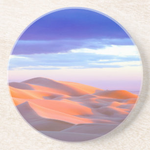 Glamis Sand Dunes bij zonsondergang Zandsteen Onderzetter