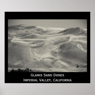 Glamis Sand Dunes Desert Imperial Valley Foto Poster