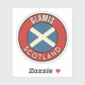 Glamis, Scotland Sticker (Vel)