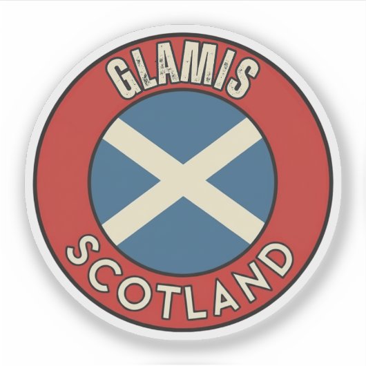 Glamis, Scotland Sticker (Voorkant)