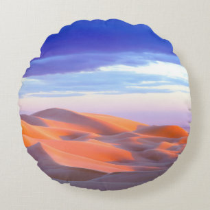 Glamis-zandduinen bij zonsondergang rond kussen