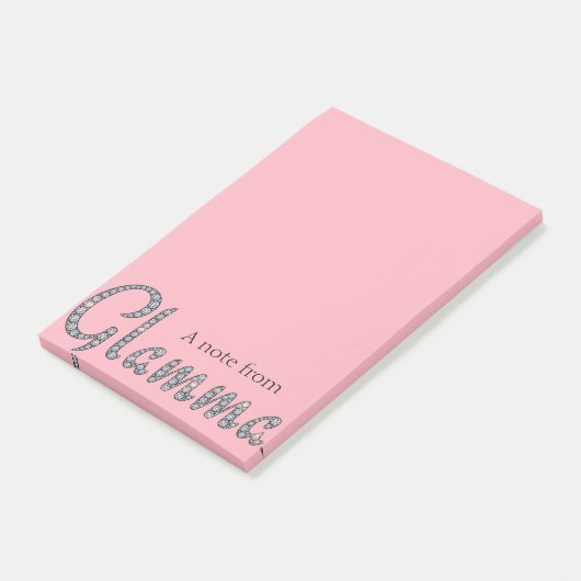 Glamma bling Post-It note-pad Post-it® Notes (Schuin)