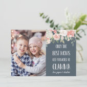 Glamma Grandmoeder Moederdag Flat Photo Card (Staand voorkant)