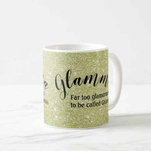 Glamma Mug Parties scintillant (Devant droit)