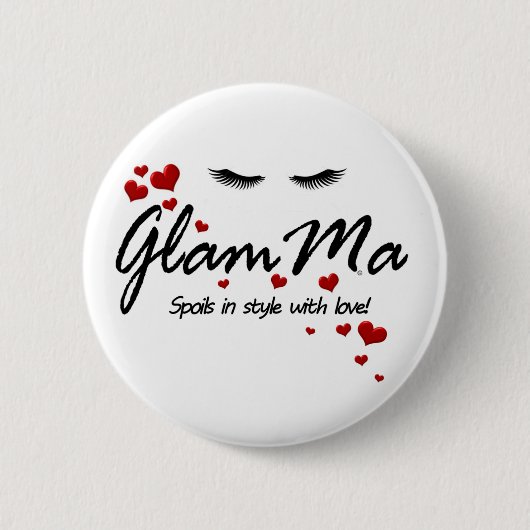 GlamMa Spoils Ronde Button 5,7 Cm (Voorkant)