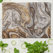 glamor 001 couleur brun liquide serviette de cuisi (Plié)