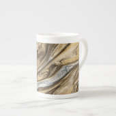 glamor 002 couleur brun liquide os chine mug (Devant droit)