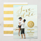 Glamor à huile d'or | Photo Enregistrer la carte D (Devant / Derrière)