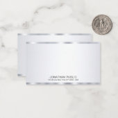 Glamor Argent Look Modèle Élégant Personnalisé (Devant/Arrière en situation)