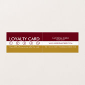 Glamor Butterflies, Beauticion, Loyalty Card Visitekaartjes (Binnenkant ongevouwen)
