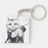 Glamor Cat Sleutelhanger (Achterkant)