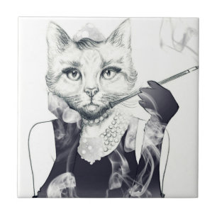 Glamor Cat Tegeltje