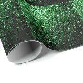 Glamor Dark Green glitter sparkles beton patroon Cadeaupapier (Rol Hoek)