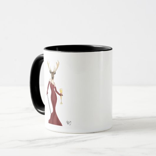 Glamor Deer in Marsala Mok (Voorkant links)