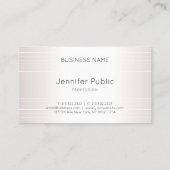 Glamor Elegant Moderne Sjabloon Handgeschreven Visitekaartje (Achterkant)