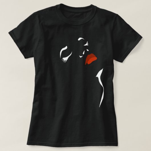 Glamor Face T-Shirt (Design voorkant)