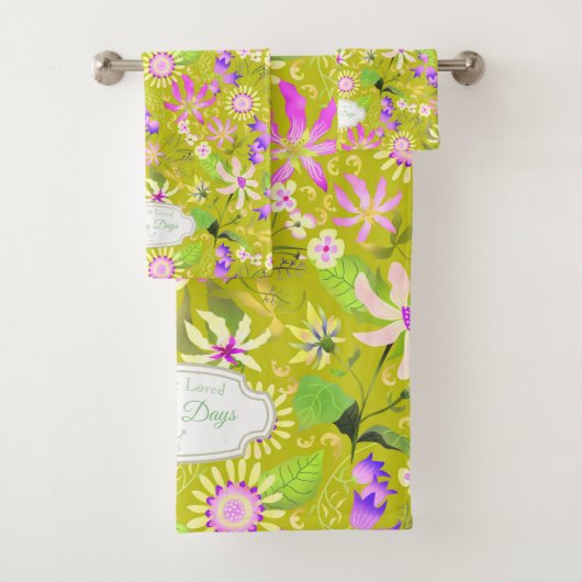 Glamor Floral Chic Green (En situation)