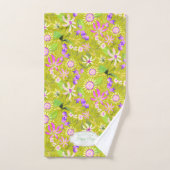 Glamor Floral Chic Green (Serviette à main)
