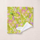 Glamor Floral Chic Green (Gant de toilette)