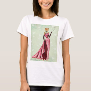 Glamor Fox in Roze 2 T-shirt
