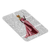 Glamor Fox in roze Magneet (Rechterzijde)