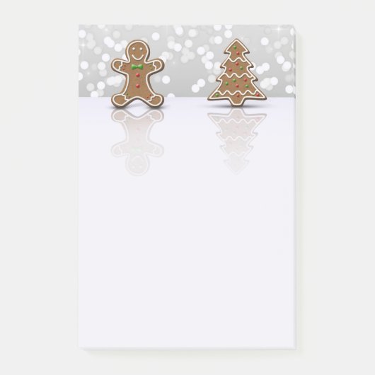 Glamor Gingerbrood Man en Boom - Post-it® notes (Voorkant)