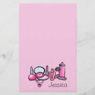 Glamor Girl Birthday Briefpapier