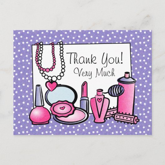 Glamor Girl Birthday (pd) Briefkaart (Voorkant)