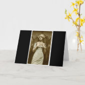  Glamor Girl Kaart (Gele Bloem)