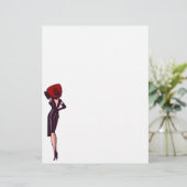  Glamor Girl Retro Pinup (Staand voorkant)