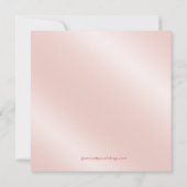 Glamor Glitter Luxe Sla de datum roze op Save The Date (Achterkant)