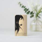 Glamor Hair en Makeup Visitekaartje (Staand voorkant)