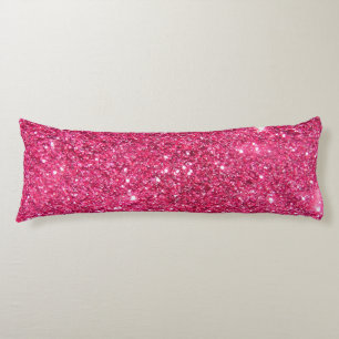 Glamor Hot Pink Glitter Lichaamskussen