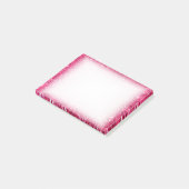 Glamor Hot Pink Glitter Post-it® Notes (Schuin)