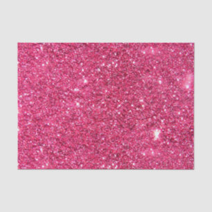 Glamor Hot Pink Glitter Tissuepapier